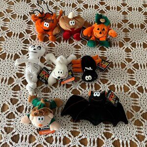 Lot of 8 Vintage Eckerd Boo Beans Halloween Bean Bags Plush – All with Tags